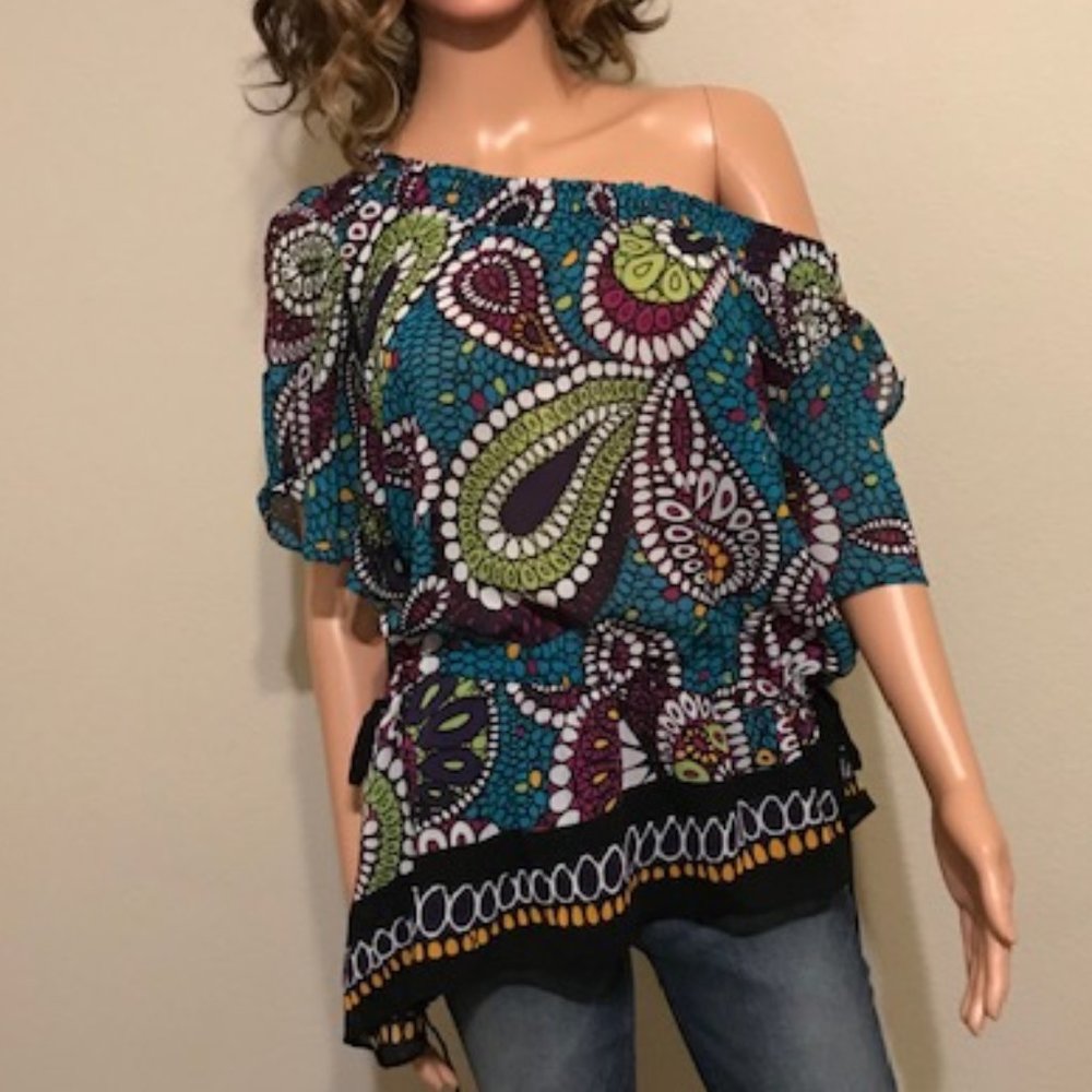 #161 Peasant Top by Nicole Miller